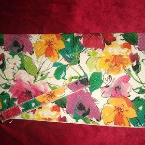 Flowers clutch handbag